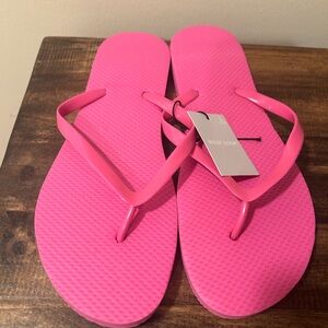NWT West Loop Women's Sz Large 9/10 Bubblegum Pink Flop Flops